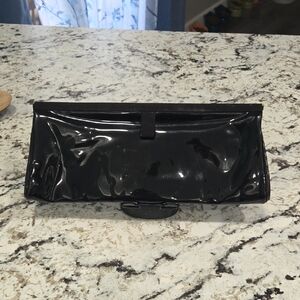 Bobbie Jerome Vintage Black Patent Leather Clutch